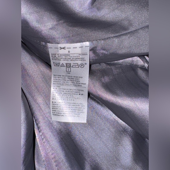 Banana Republic jacket womens 8 black business casual classic two button blazer - Picture 11 of 11